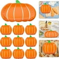 thumbnail image 1 of Halloween Pumpkin Paper Plates, Disposable Plates Halloween Party Tableware Halloween Orange Dinner Plates for Halloween Holiday Dining Kitchen Party Supplies, 25 Count, 9.05x9.25", 1 of 8