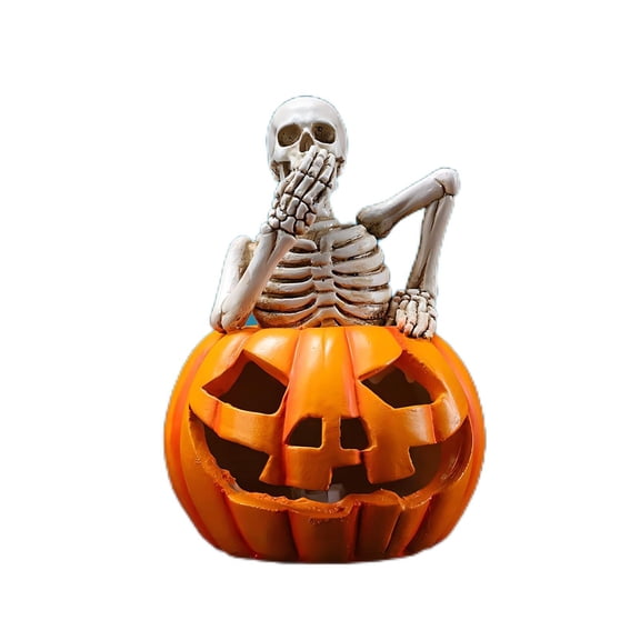 Halloween Pumpkin Party Decorations Resin Craft Funny DÃ©cor Props For Halloween Festivities For Creating A Atmosphere! Desktop Ornament Home Decor