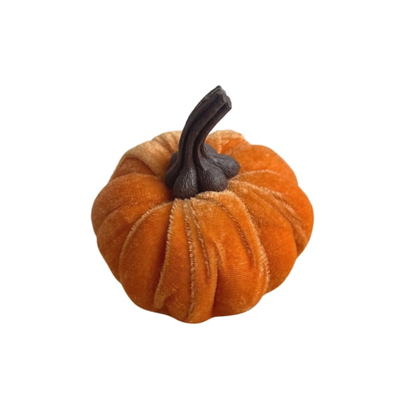 Halloween Pumpkin Party Decorations, Simulation Pumpkin Figurine for Fall Party Gift, Orange