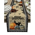 thumbnail image 1 of Halloween Pumpkin Party Festival Table Runner Kitchen Table Flag Tablecloth Holiday Printed Table Cover, 1 of 5