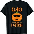thumbnail image 1 of Halloween Pumpkin Patch Graphic Tee Funny Design Humorous Spooky Season T-Shirt Black S-5XL, 1 of 5