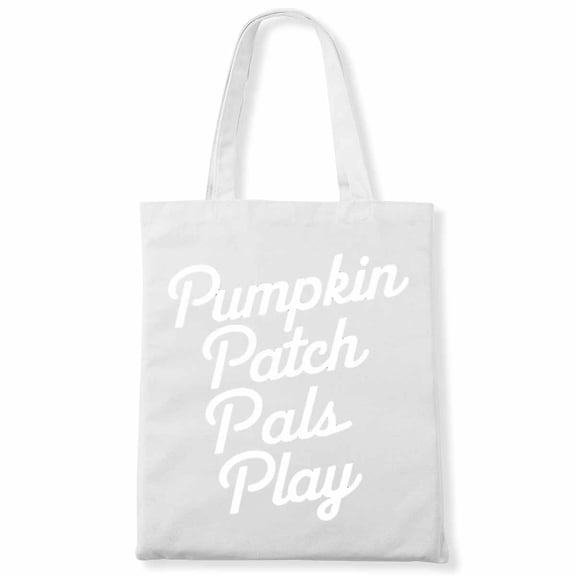 Halloween Pumpkin Patch Pals Play Funny Mom Spider Web Bat Canvas Bag 1Pc