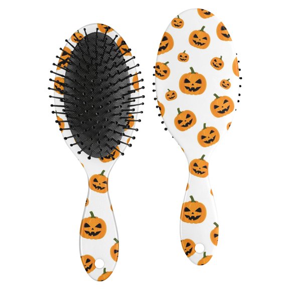 Halloween Pumpkin Pattern Brush, Detangling Hair Brush,Air Cushion Hair Comb, PP Material Gifts for Holiday Birthday Gifts
