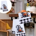 thumbnail image 1 of Halloween Pumpkin Pattern Kitchen Towels Dishcloth Plaid Towels Kitchen Decorations Hand Towel, 1 of 6