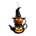 thumbnail image 1 of Halloween Pumpkin Pendant-Halloween Decorations-Halloween Pumpkin Teapot Ornament Rearview Charm for Car Interior Cute Halloween Car Decoration Fall Seasonal Accessories for Women and Girls, 1 of 9