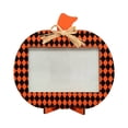 thumbnail image 1 of Halloween Pumpkin Picture Frame Rustic Wooden Photo Holder for Fall Thanksgiving Decor Desktop Tabletop Ornament Seasonal Home Party Photo Display Decor, 1Pack D, 1 of 4