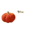 thumbnail image 1 of Halloween Pumpkin Pillow Miniature Sofa Wooden Lounge Chair Plush Material for Dollhouse Decor Bedroom, 1 of 8