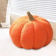 thumbnail image 1 of Halloween Pumpkin Pillows, Cute 3D Shaped Cushion, Halloween Plush Toys, Plush Decorative Sofa Cushion for Bed Room Decor Car Orange, 1 of 7