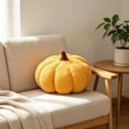 thumbnail image 1 of Halloween Pumpkin Plush Cushion, Soft Stuffed Decorative Pillow, Seasonal Sofa Accent Ornament, Cozy Holiday Display, Festival Home Decoration, Comfortable Back Support, 1 of 6