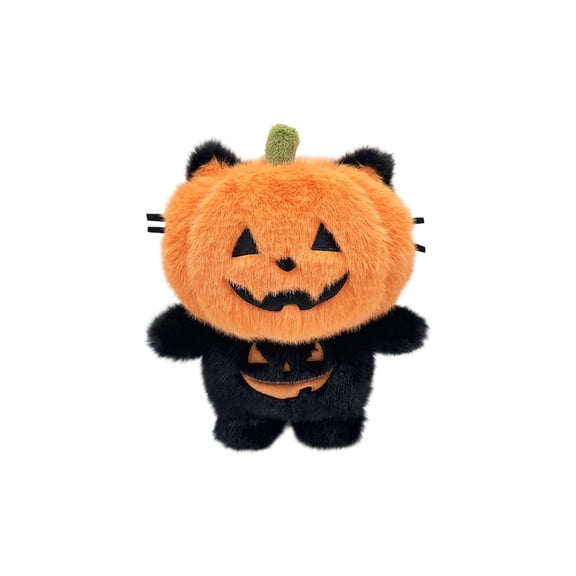 Halloween Pumpkin Plush Dolls Stuffed Pumpkin Head Creature Soft Toy for Adults Festival Decoration Gift