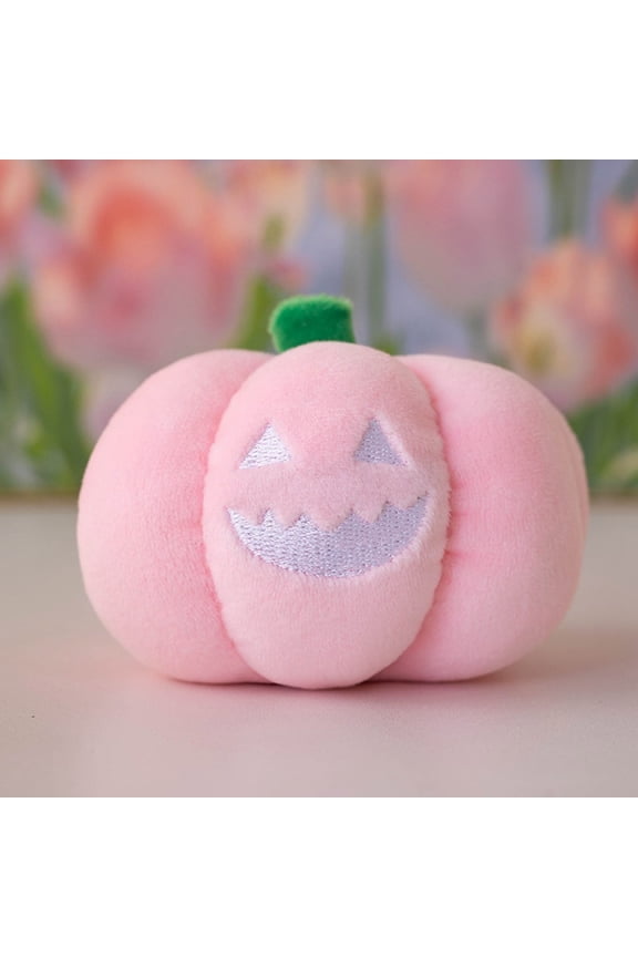 Halloween Pumpkin Plush Keychain, Glow in The Dark Pumpkin Keychain with Funny Expression, Cute Plush Keychain for Backpack Purse Car Keys, Halloween Party Gift