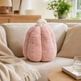 thumbnail image 1 of Halloween Pumpkin Plush Pillow – Soft Stuffed Pumpkin Cushion with Cheerful Face, Cotton Lumbar Support Throw Pillow for Sofa, Bed, Chair & Room, Cute Fall Harvest Decorative Gift, 1 of 7