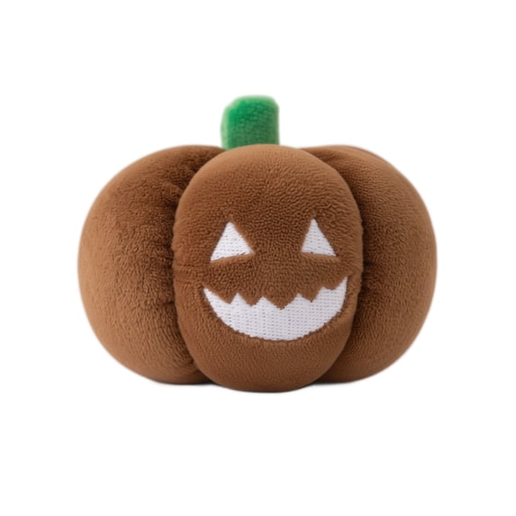 Halloween Pumpkin Plush Toy Small Stuffed Pumpkin Plush Doll Soft Halloween Ornaments Pumpkin Pendant with Simle Expression for Halloween Carnival Party Decorations, luminous,3.9*2.3 in.