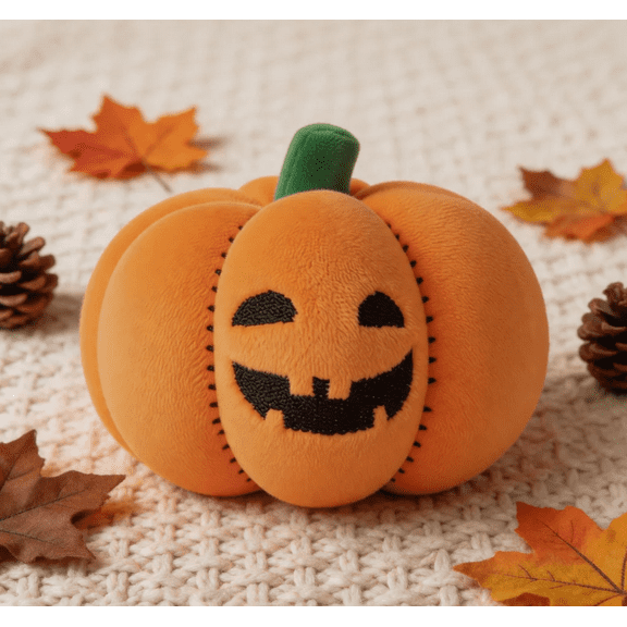 Halloween Pumpkin Plush Toys, Halloween Stuffed Animal with Nightlight, Soft Halloween Decoration, Thanksgiving Party Favor Gifts for Indoor Decor #A