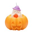 thumbnail image 1 of Halloween Pumpkin Scented Candle, Cute Brown Ear Ghost Soy Wax Candle for Fall Home Decor, Cozy Autumn Fall , Unique Halloween Party Favors and Seasonal Gifts, 1Pack C, 1 of 7