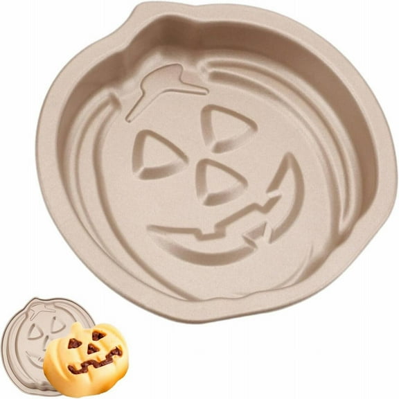 Halloween Pumpkin Shape Cake Pan Pie Cake Tin Non Stick Bakeware For Halloween Cake Fondant Sweets Baking