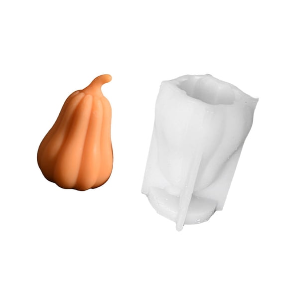 Halloween Pumpkin Shape Silicone Mold for Soap Crafting Halloween Decorations Baking Tool