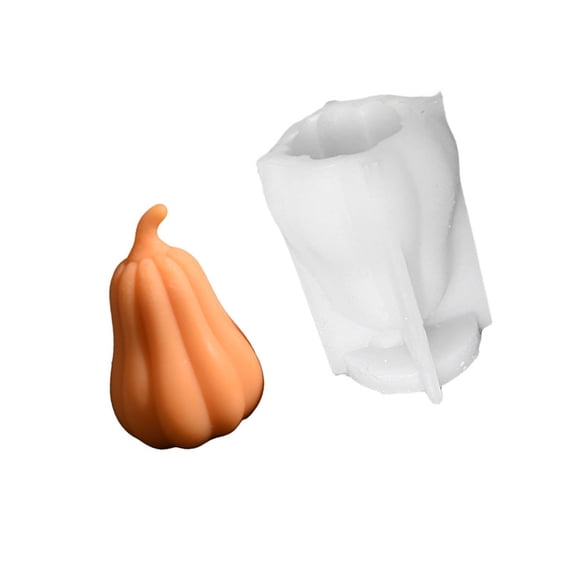 Halloween Pumpkin Shape Silicone Mold for Soap Crafting Halloween Decorations Baking Tool