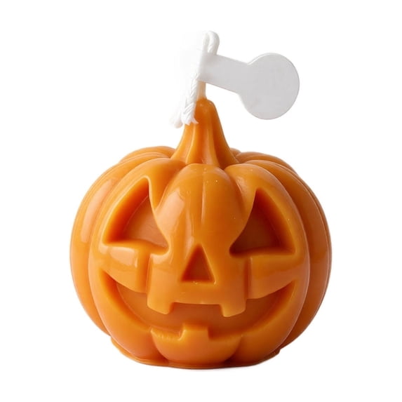 Halloween Pumpkin Shaped Scented Candles Thanksgiving Fall Pumpkin Candles Decoration Halloween Aromatherapy Candles for Home Kitchen Table Decor Halloween Party Supplies