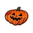 thumbnail image 1 of Halloween Pumpkin Shaped Throw Blanket, Cute Jack Lantern Flannel Blanket, 150×150cm Cozy Decorative Blanket for Sofa Couch Bedroom Halloween Home Decor Holiday Gift, 1 of 7