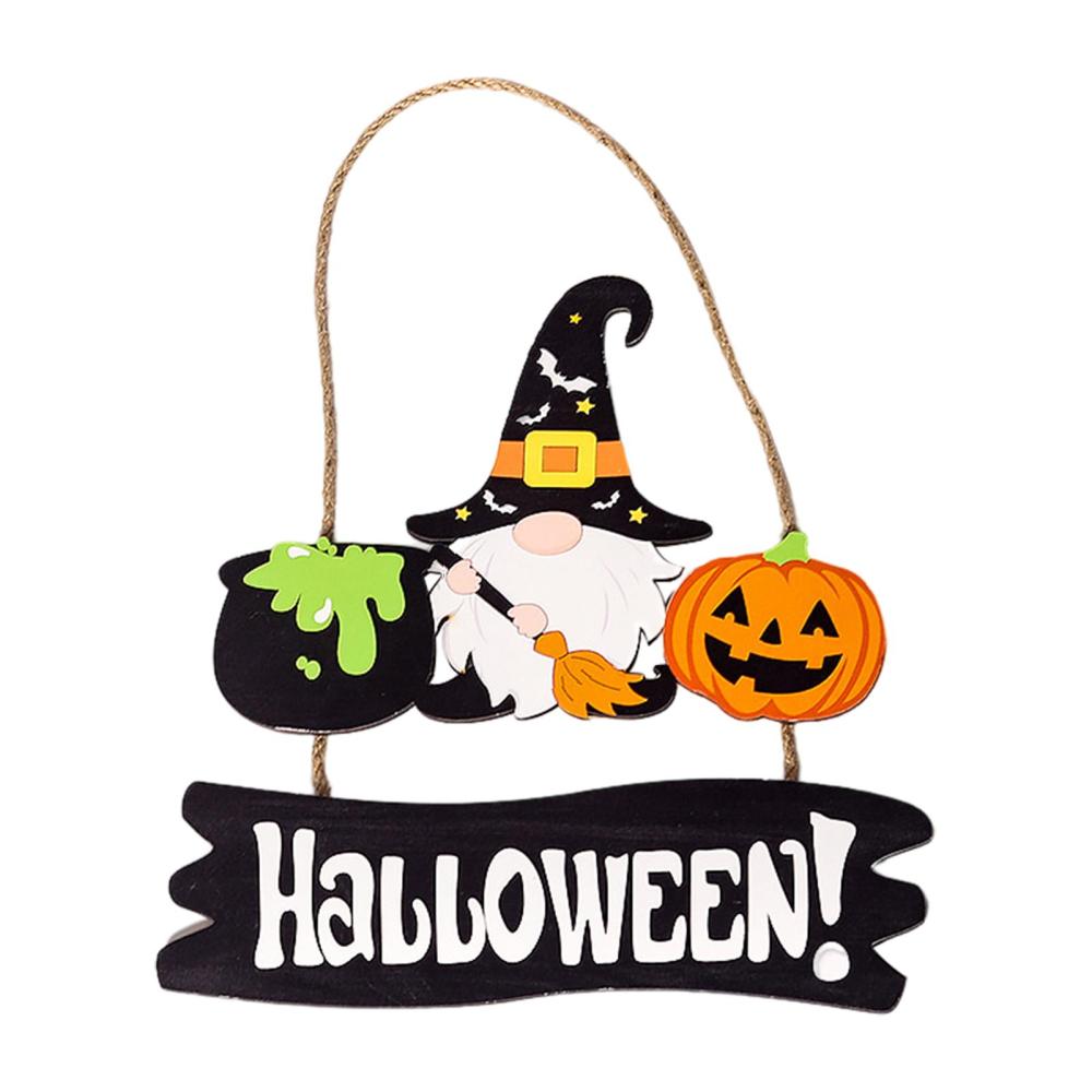 Halloween Pumpkin Sign PumpkinTheme Wooden Sign Decoration Fall