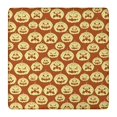 thumbnail image 1 of Halloween Pumpkin Silhouette Pattern Square Fitted Tablecloth with Elastic Edge,Square Table Cover,Washable Elastic Table Cover for Home Kitchen Party Decor 36"x36", 1 of 6