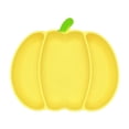thumbnail image 1 of Halloween Pumpkin Silicone Suction Plate, Anti-Tip Compartment Tray for Baby & Toddler Feeding, 1 of 4