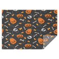 thumbnail image 1 of Halloween Pumpkin Skull Table Cloth Wrinkle Resistant Washable Tablecolths Table Covers Evil Pumpkin Ghost Rectangle Table Cover for Dining Kitchen Restaurant Birthday, 1 of 5