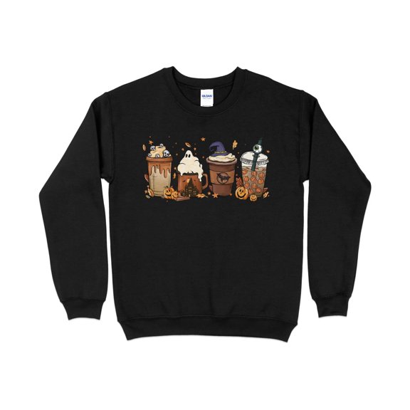 Halloween Pumpkin Spice Spooky Sweatshirt, Halloween Crew Neck