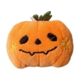thumbnail image 1 of Halloween Pumpkin Squeaky Plush Dog Chew Toy, Soft Stuffed Teething Plaything, Lightweight Interactive Fetch Toy for Small Medium Large Puppies Cats Boredom Relief Halloween Party Supplies, 1 of 6