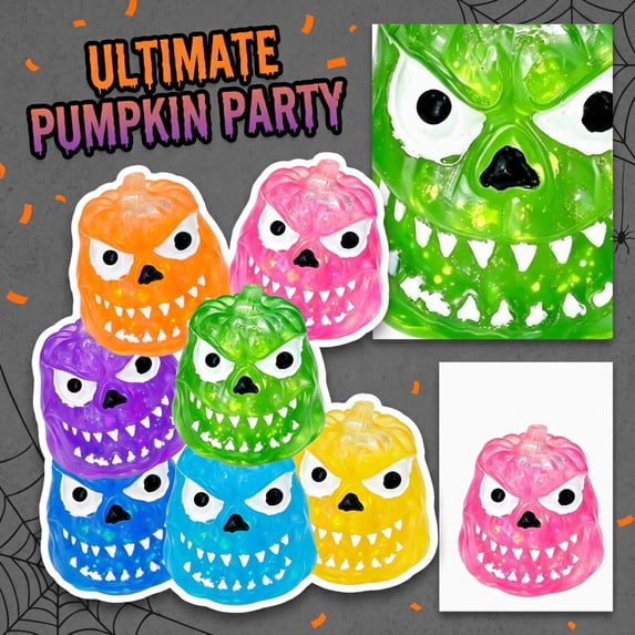 Halloween Pumpkin Squeeze Fidget, Tall Pumpkin Shaped Squishy Sensory Toy, Soft Squeezy Hand Activity, Festive Fidget Companion, Party Favor, Holiday Gift For Home Travel And Gatherings