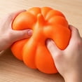 thumbnail image 1 of Halloween Pumpkin Squishy, Squishies Stress Balls, Elastic Stretch Fidget Sensory, Slow Rising Squishy for Festive Fun and Seasonal Decor, 5 Inch, 1 of 5