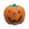 thumbnail image 1 of Halloween Pumpkin Squishy Toy with Pu Foam and Jack-O-Lantern Design, Orange and Green, for Party Favors, Toy, 1 of 3
