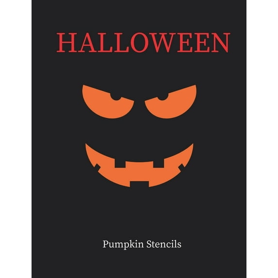 Halloween Pumpkin Stencils: Huge Bumper Pack of Halloween Pumpkin Carving Stencil Home Decoration Craft Activity Book fo, (Paperback)