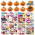 Halloween Pumpkin Stickers, Halloween Party Decorations Funny Pumpkin