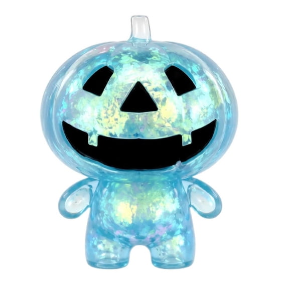Halloween Pumpkin Stress Ball,Slow Rise Glitter Squishies Spooky Ghost Decorations,Halloween Cute Pumpkins Squeeze Fidget Toys for Anxiety Reduce for Adults