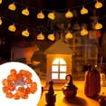 thumbnail image 1 of Halloween Pumpkin String Lights, 9.8ft 20 LED Fall Fairy Pumpkins Lights, Waterproof Orange Lights for Indoor Outdoor Home, Party, Harvest Thanksgiving Décor, 1 of 5