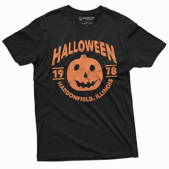 Halloween Pumpkin T-Shirt Movie Popular Culture 1978 Haddonfield, Illinois Tee Shirt