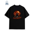 thumbnail image 1 of Halloween Pumpkin Tee for men 180G 100% Cotton black Funny Unisex Shirt Printed tshirts Fashion Unisex Shirt Printed tshirts Trendy Unisex Shirt Short Sleeve tshirts Funny Unisex Shirt Cotton tshirts, 1 of 7