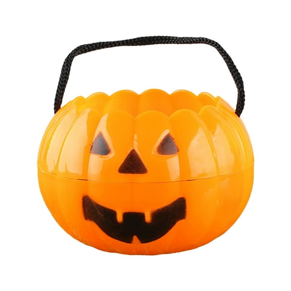 Halloween Pumpkin Treat Bag Candy Buckets, Trick-or-Treat, Gift Bags