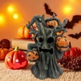 thumbnail image 1 of Halloween Pumpkin Tree Sculpture Ornaments - Resin Crafts for Home Outdoor Courtyard Decoration, Halloween Festive Decor, 1 of 8