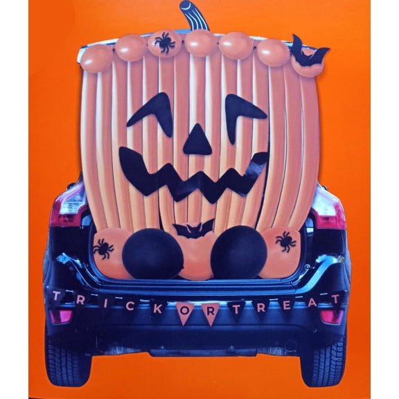 Halloween Pumpkin Trunk or Treat Decorating Kit