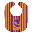 thumbnail image 1 of Halloween Pumpkin Witch Baby Bib, 1 of 1