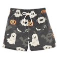 thumbnail image 1 of Halloween Pumpkins Bats Shadows Pixel Style Boys' Swim Trunks Board Shorts Beach Pants Bathing Bottoms 3T, 1 of 8