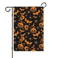thumbnail image 1 of Halloween Pumpkins Bats Spiders and Skulls Fall Garden Flags 12.5"x18" Double Side,Small Yard Flags for Outside,Outdoor Fall Decor,Autumn Funny Garden Flag Yard Decoration, 1 of 4