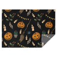thumbnail image 1 of Halloween Pumpkins and Brooms Rectangle Tablecloth 60"x84",Waterproof Polyester Rectangle Table Cloth, Wipeable Spillproof Polyester Tablecloth for Dining, Camping, Indoor and Outdoor, 1 of 5