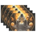 thumbnail image 1 of Halloween Pumpkins Person 12×18 inch Placemats Heat Resistant Washable Foldable Rectangular Placemats Set Decoration Indoor Outdoor for Kitchen Dining Table 1PC, 1 of 8