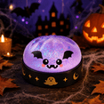 thumbnail image 1 of Halloween Purple Bat Dumpling Squishy Glitter Stress Relief Squeeze Fidget Ball in Steamer Container, Spooky Party Favors Goodie Bag Fillers, 1 Pack, 1 of 6