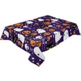 thumbnail image 1 of Halloween Purple Bat Wedding Party Table Cloth Waterproof Oilproof Dining Table Cover Kitchen Home Decor Tablecloth, 1 of 7