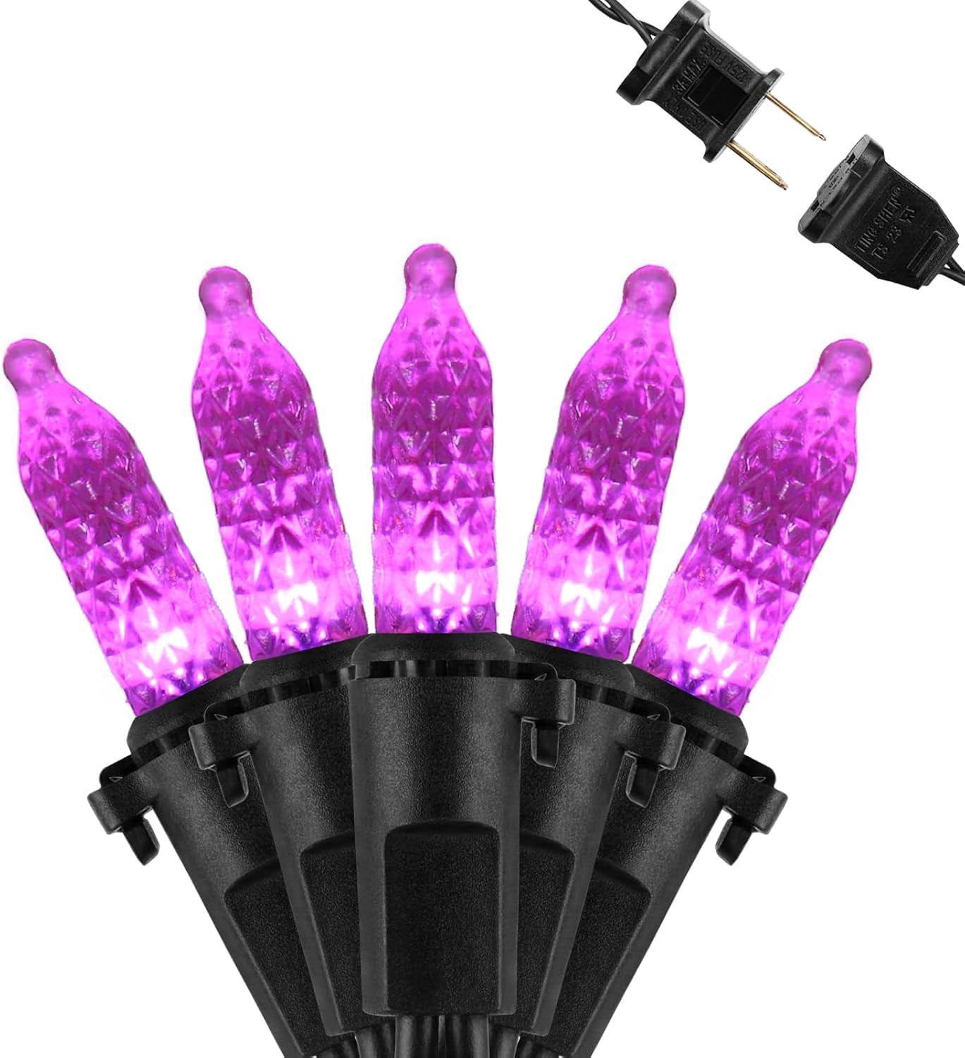 Halloween Purple M5 Led Mini String Lights \U2013 50 Count, 18.6Ft ...